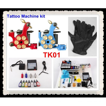 Kits de tatuagem tinta de agulhas 7 nova metralhadora Power 2